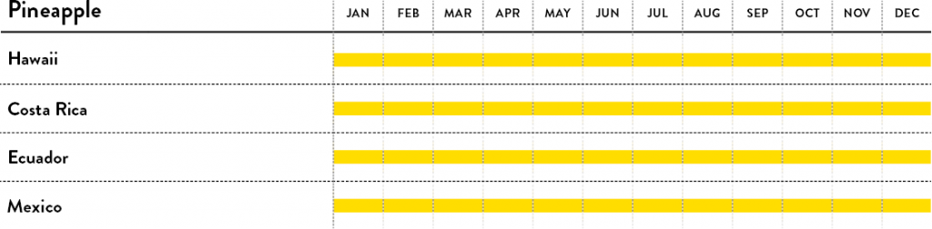 Pineapple calendar