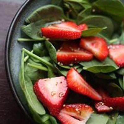 Strawberry Spinach Salad