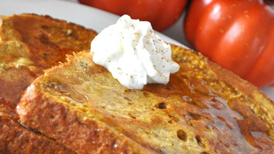 Pumpkin Pie French Toast