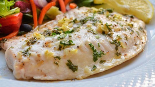 Lemon Garlic Tilapia