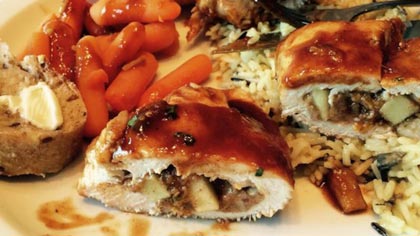 Apple Stuffed Chicken Breast