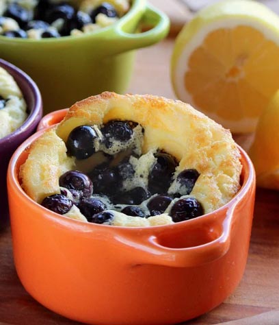 Blueberry Popovers