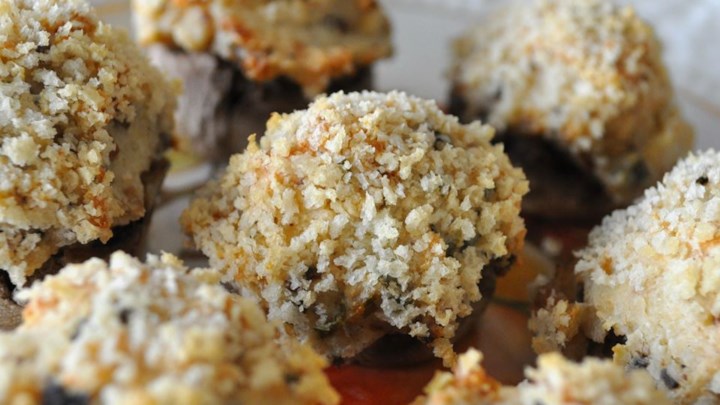 Mouth Watering Stuffed Mushrooms